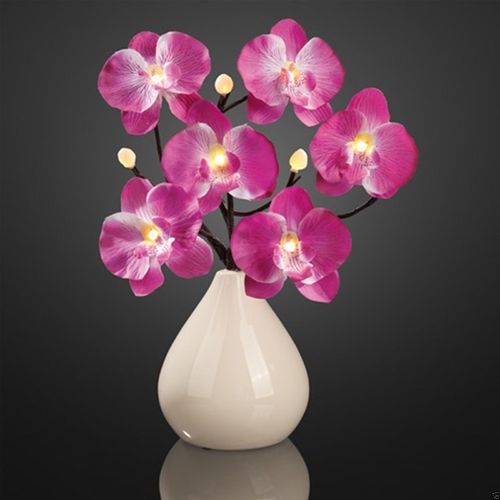 Hellum LED Orchide mit Vase Nr. 300215